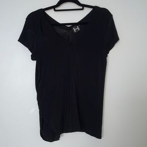 H BY BOURDEAUX - Medium Black T Shirt